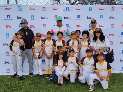 A Little League team photo