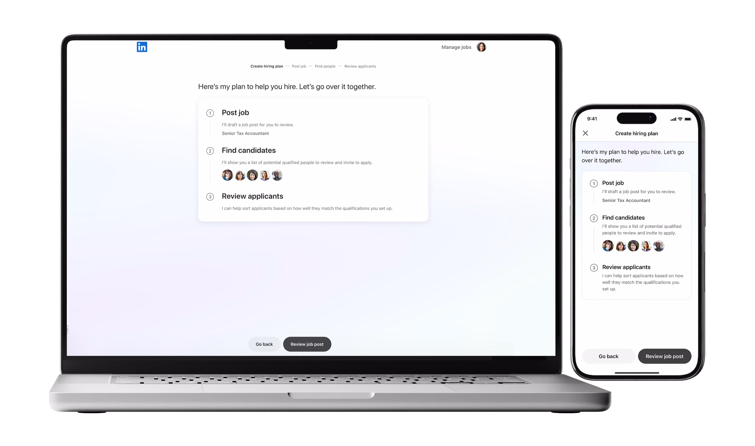 Phase 2 hiring plan